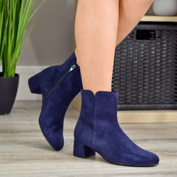 Gabor - 8036.01.001 Low Block Heel Ankle Boots Midnight
