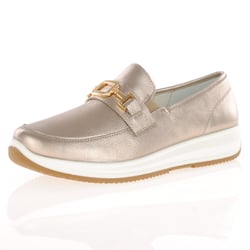 Ara - 25528 Leather Loafers Platinum
