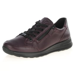 Ara - 54801 Osaka Side Zip Trainers, Merlot