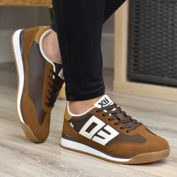 Xti - 145018 Retro Trainers, Camel/Brown