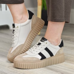 Marco Tozzi - 83702 Chunky Trainers, Ivory CombI