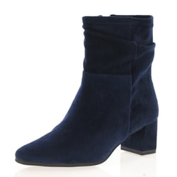 Caprice - 25304 Block Heeled Slouch Boots, Navy