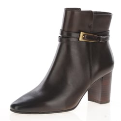 Caprice - 25317 Block Heeled Ankle Boots, Dark Brown
