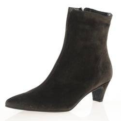 Paul Green - 8288 Kitten Heel Ankle Boots, Brown Suede