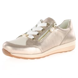 Ara - 44587 Osaka Leather Trainers Platinum