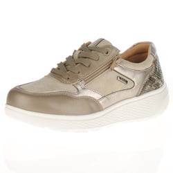 G-Comfort - S-2731 Side Zip Trainers, Taupe Combi