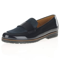 Gabor - Elder Flat Patent Loafers, Ocean