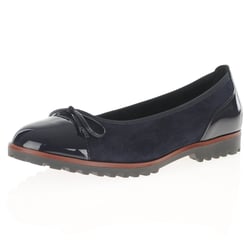 Gabor - Assist Flat Bow Pumps, Dark Navy