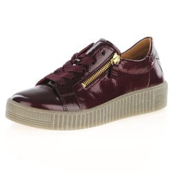 Gabor - Wisdom Twin Zip Trainers, Mulberry