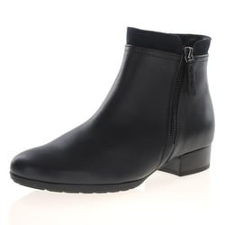 Gabor - Briano Leather Ankle Boots Dark Navy