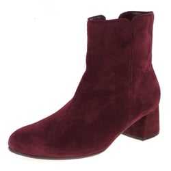 Gabor - Abbey Low Block Heel Ankle Boots Mulberry