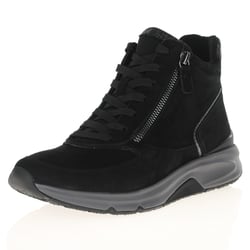 Gabor - 887.37 Suede Leather Ankle Boot, Black