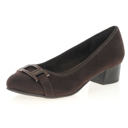 Jana - 22369 Block Heeled Court Shoes, Mocca