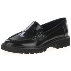 Jana - 24772 Chunky Loafers, Black Patent