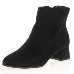 Jana - 25364 Block Heeled Ankle Boots, Black