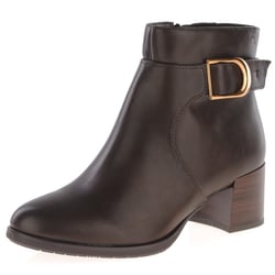 Jana - 25370 Block Heel Ankle Boots, Mocca