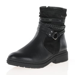 Jana - 25464 Water Resistant Ankle Boots Black