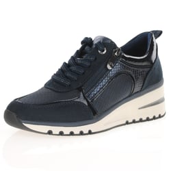 Marco Tozzi - 23767 Side Zip Trainers, Dark Navy