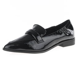 Marco Tozzi - 24219 Flat Vegan Loafers, Black Patent