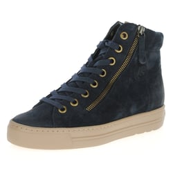 Paul Green - 4024 High Top Trainers, Navy Suede