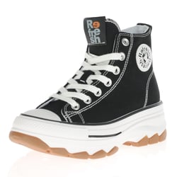Refresh - 171919 Vegan Canvas Trainers, Black