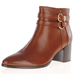 Regarde Le Ciel - Taylor-45 Heeled Ankle Boots, Tan