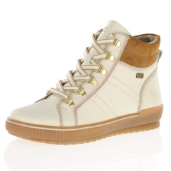 Remonte - D0781-60 Lace Up Ankle Boots, Cream/Beige Combi