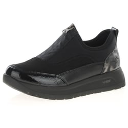Remonte - D2V01-04 Front Zip Trainers, Black
