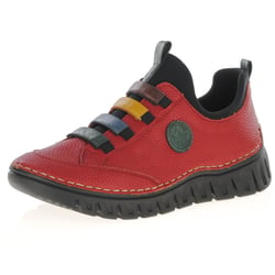 Rieker - 57550-33 Casual Slip On Shoes, Red