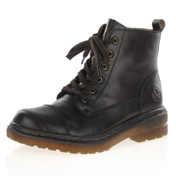 Rieker - 78202-25 Flat Biker Boots, Dark Brown