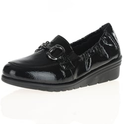 Rieker - L5352-00 Low Wedge Loafers, Black