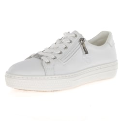 Rieker - L59L1-83 Side Zip Trainers, White