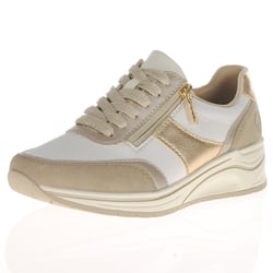 Rieker - N9504-80 Side Zip Shoes, Beige Multi