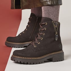 Rieker - 72617-25 Laced Ankle Boots, Brown