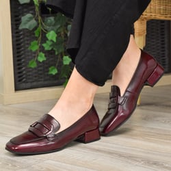 Gabor - Great Leather Loafer, Burgundy
