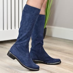 Caprice - 25512 Knee High Sock Boots Navy
