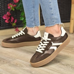 Tamaris - 23723 Flatform Trainers Brown Metallic