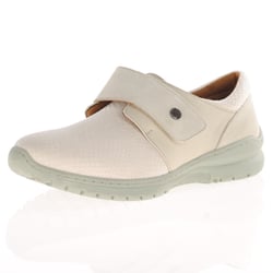 Softmode - Daba Velcro Strap Shoes, Light Beige