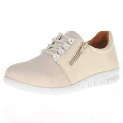 Softmode - Gloria Side Zip Shoes, Beige