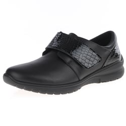Softmode - Drew Suede Velcro Strap Shoes - Black
