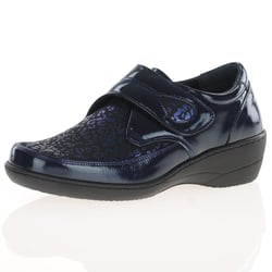 Softmode - Elma Velcro Strap Shoes, Navy