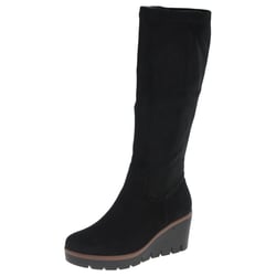 Susst - Becky Wedge Sock Boots Black Micro