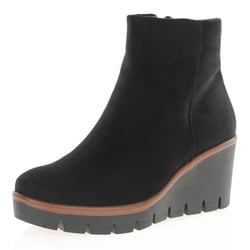 Susst - Buddy Wedge Ankle Boot Black Textile