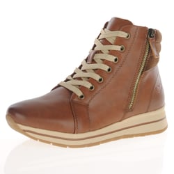 Susst - Devlyn Laced Ankle Boots, Tan