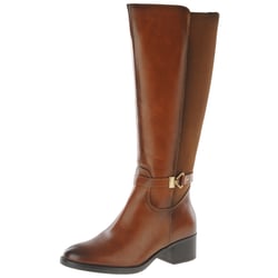 Susst - Sammy Block Heeled Knee Boots - Tan