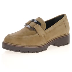 Tamaris - 24722 Suede Loafers, Taupe