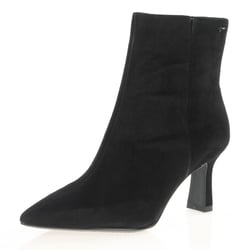 Tamaris - 25358 Heeled Ankle Boots, Black Suede