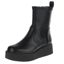 Tamaris - 25497 Chunky Platform Ankle Sock Boots - Black