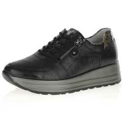 Waldlaufer - 758009 - Leather Platform Shoes Black