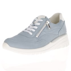 Waldlaufer - 927005 Side Zip Trainers, Sky Blue